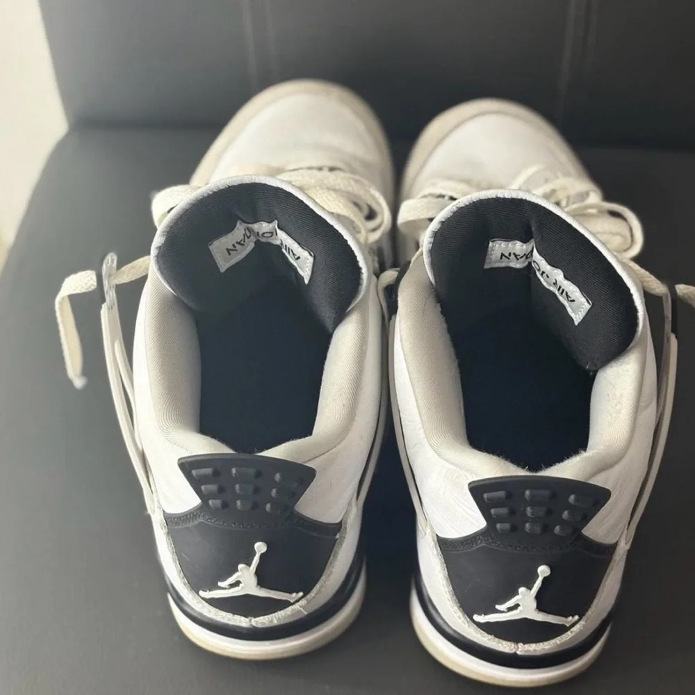 Jordan White and Black Sneakers - Picture 3 of 3